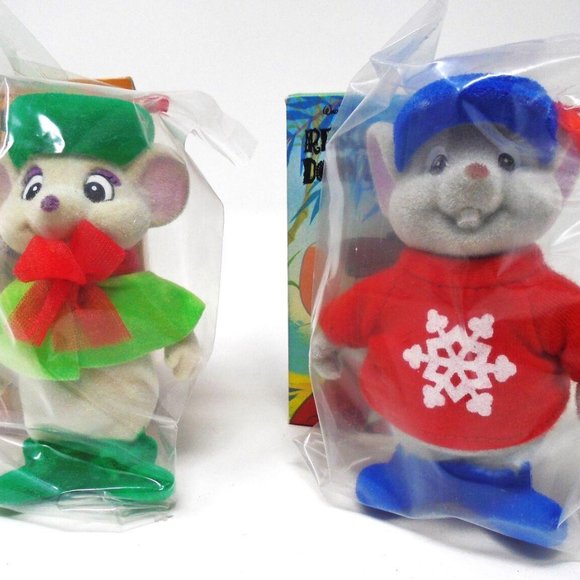 Adorable Vintage Unopened 1999 Disney Rescuers Down Under McDonalds set of 2 Ber - Picture 3 of 8